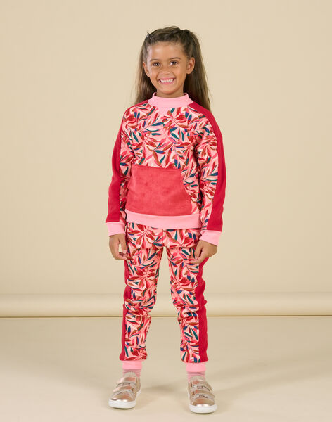 Pantaloni sportivi con stampa foglie PAPRABAJOG / 22W901S1JGBD324