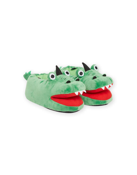 Pantofole 3D verdi coccodrilli bambino NOPANTCRO3D / 22KK3611PTD600