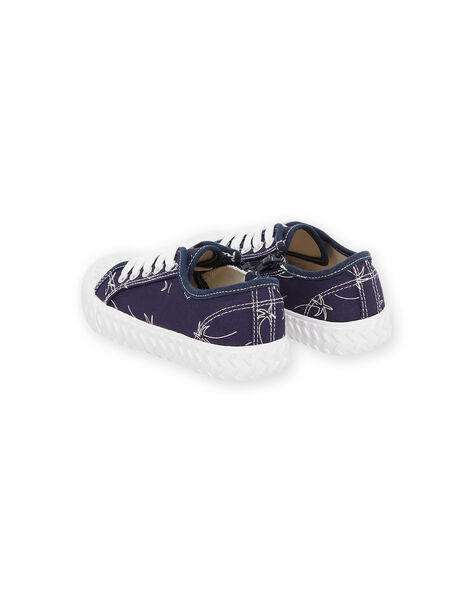 Sneakers in tela con stampa fantasia ROTOILBLUE / 23KK3673D16070