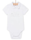 Body bianco con motivo coniglio e verdure nascita bambino NOU2BOD2 / 22SF0451BOD000