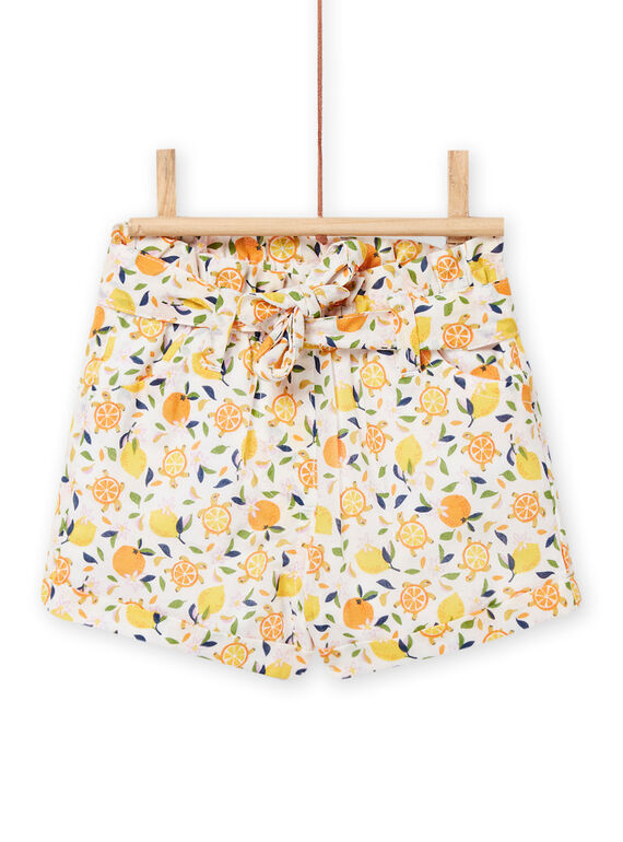 Shorts bianchi neonata NIHOSHO / 22SG09T1SHO000