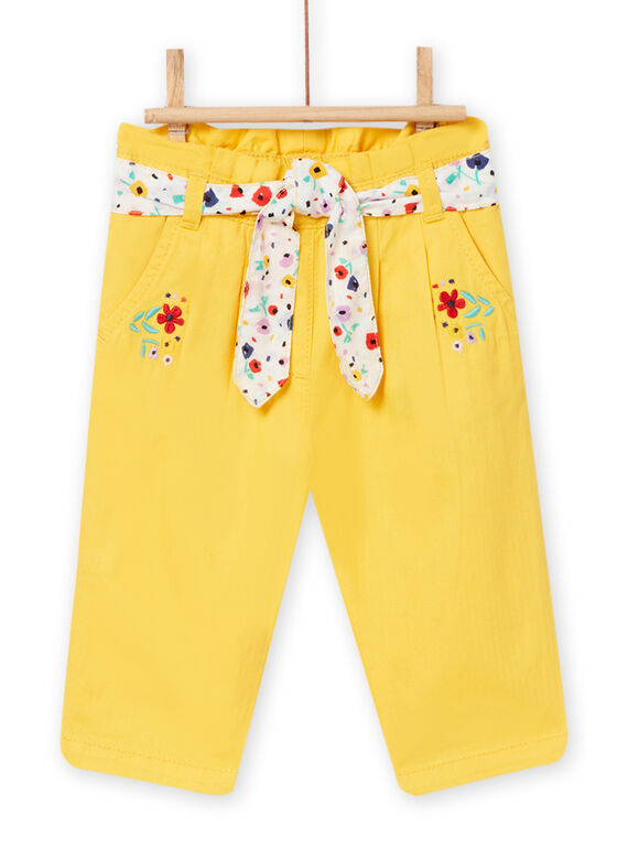 Pantaloni gialli neonato NILUPAN / 22SG09P1PANB105