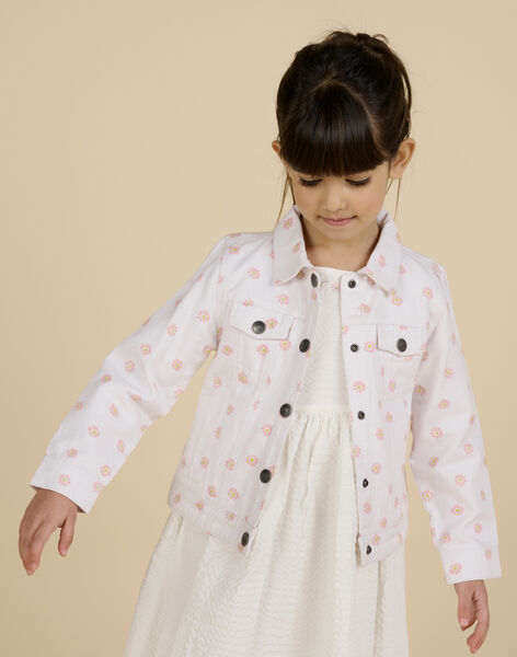 Giacca ecrù bambina NASOVEST / 22S901Q1VES001