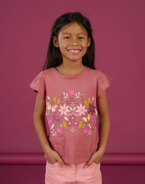 T-shirt con motivi a fiori RAMAGTI1 / 23S901T1TMCE415