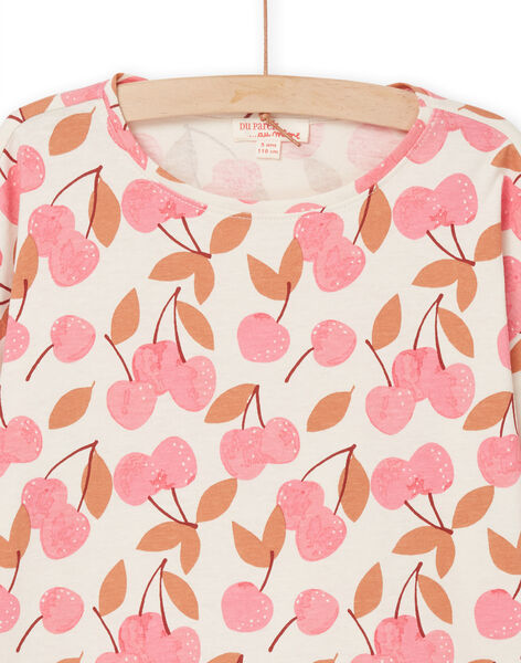 T-shirt con stampa ciliegie RADAYTEE3 / 23S901M1TML003