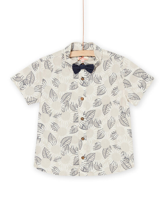 Camicetta con papillon con stampa a fiori RONEOSHIRT / 23S902O1CHM005