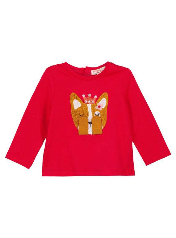 Red T-shirt GISANTEE2 / 19WG09C1TML050
