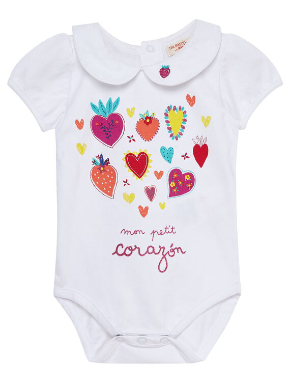Body bianco neonata JIMARBOD / 20SG09P1BOD000