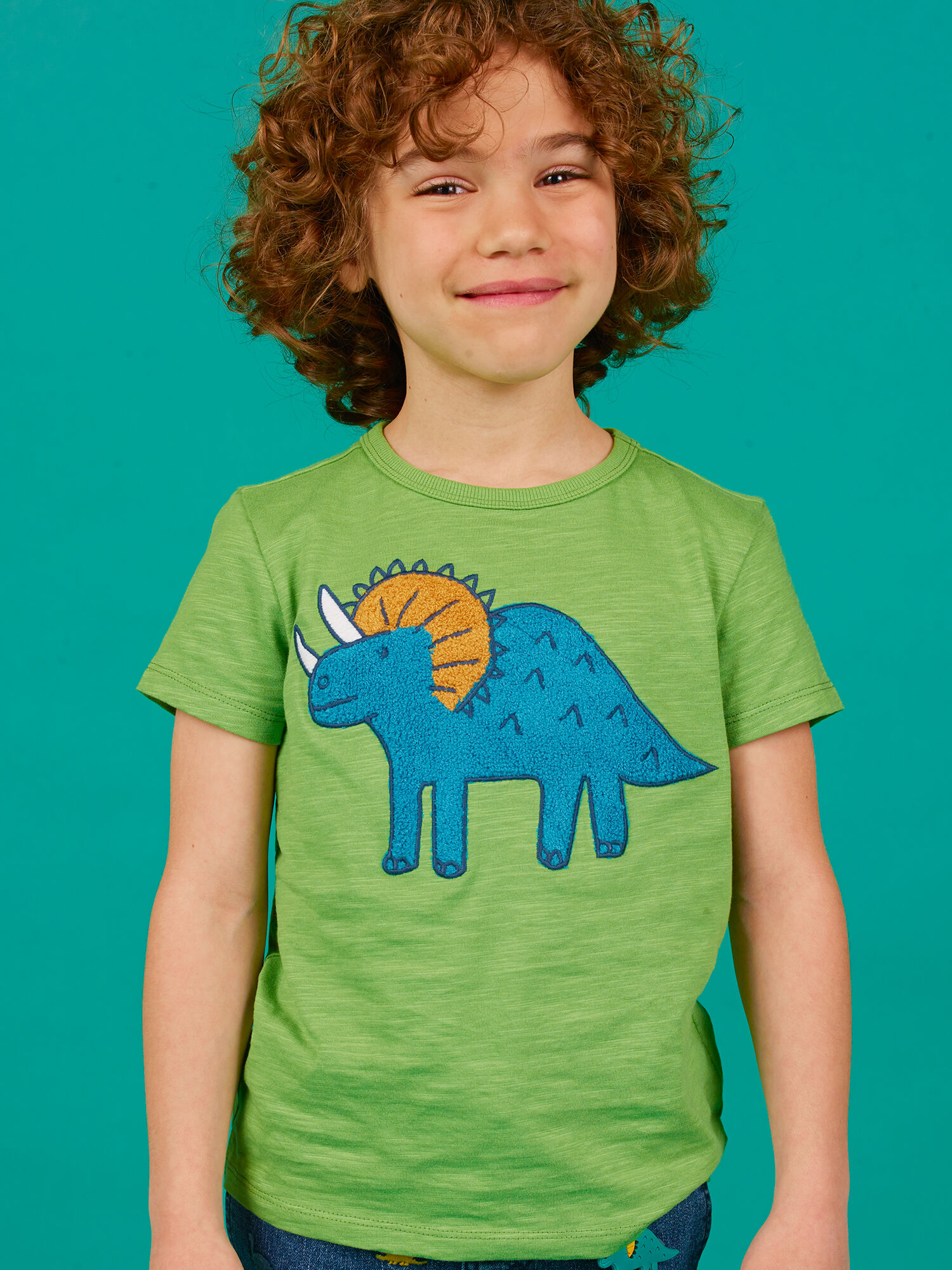 T shirt verde bambino deals