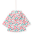 Impermeabile con cappuccio e stampa ciliegie RISUNIMP / 23SG09J4IMP001
