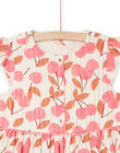 Abito in twill con stampa ciliegie RADAYROB1 / 23S901M2ROB003