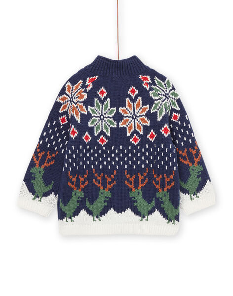 Cardigan in maglia con motivi jacquard PUNOGIL / 22WG10V1GIL070