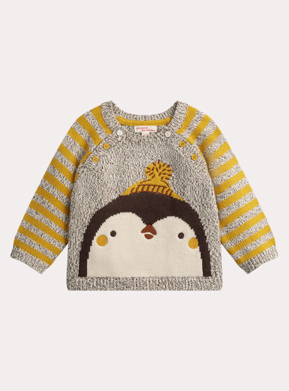 Maglione di animazione pinguino per bambino VUBAPUL / 24WG10Q1PUL009