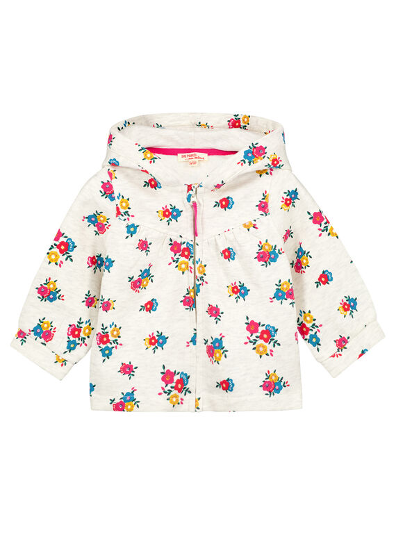 Heathered off white Cardigan GIMUHOJOG / 19WG09F2CAR006
