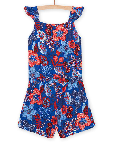 Tuta blu e rossa bambina NASANCOMB2 / 22S901S1CBL707