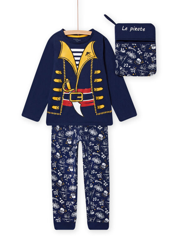 Completo pigiama blu notte pirata bambino NEGOPYJMAN2 / 22SH12F4PYG705