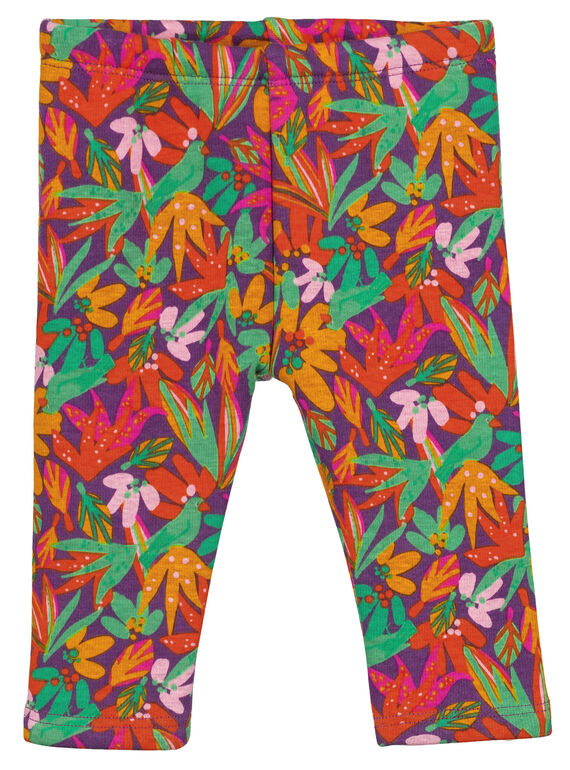 Leggings con stampa morbidi all’interno neonata GIVIOPAN / 19WG09R1PAN708