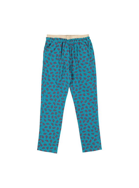 Pantaloni taglio morbido con stampa bambina FACAPANT / 19S901D1PAN099