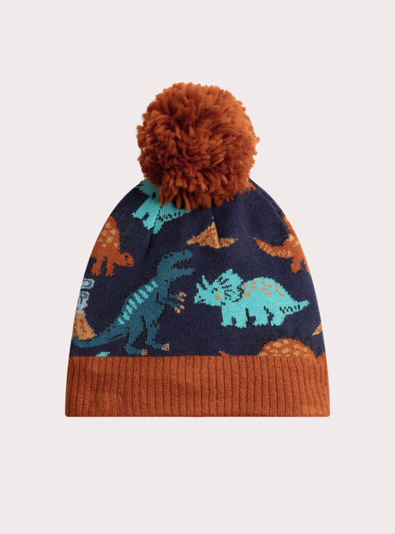 Cappello con motivo dinosauro per ragazzo  VYOGROBON2 / 24WI02M3BON705