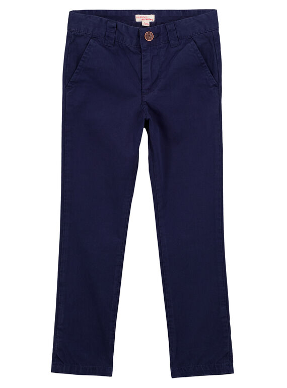 Pantaloni chino Navy GOJOPACHI1 / 19W90244D2B070