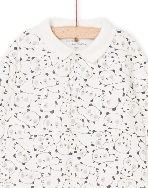 Tutina con stampa panda POU1GRE3 / 22WF0481GRE001