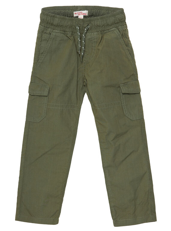 Pantaloni elasticizzati con elastico in vita e tasche sui lati kaki JOJOPAMAT2 / 20S90252D2B604