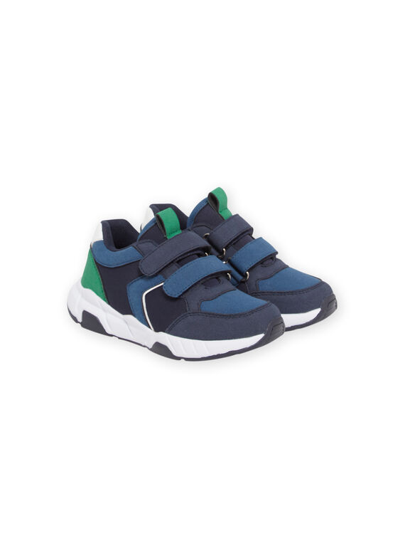 Sneakers navy e verdi bambino NOBASJULE / 22KK3631D3F070