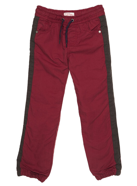 Pantaloni con fodera rossi GOBRUPAN1 / 19W902K2PAN511