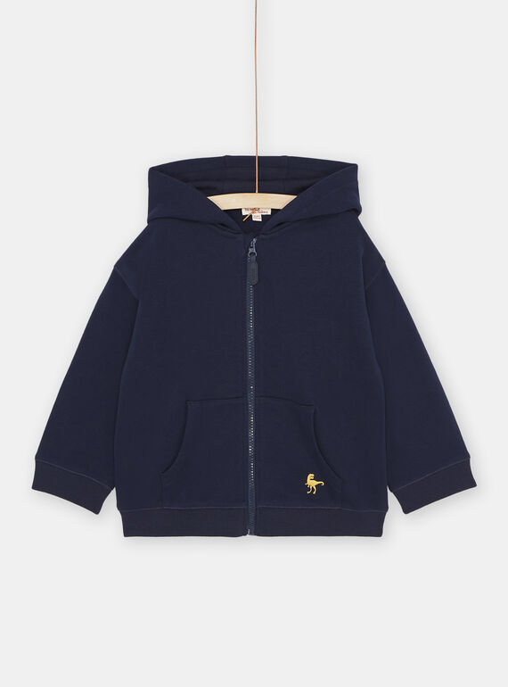 Giacca sportiva navy con cappuccio bambino SOJOJOH1 / 23W902B3JGH705