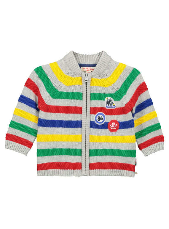 Cardigan con cerniera in lana neonato FUCOGIL / 19SG1081GIL099