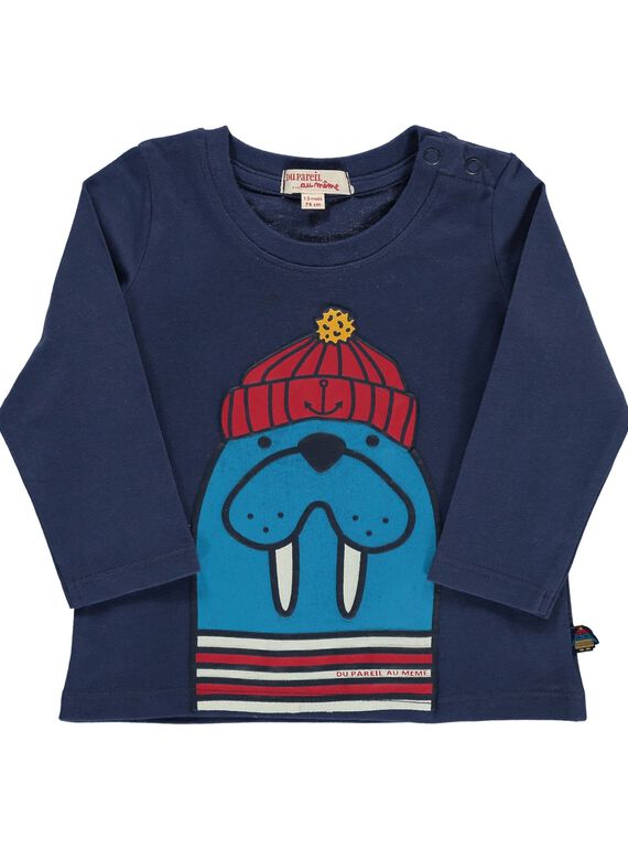 Baby boys' long-sleeved T-shirt DUNAUTEE2 / 18WG10G2TML713