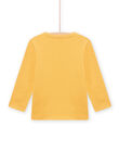 T-shirt gialla ricamo tartaruga bambino NOVITEE3 / 22S902M2TMLB107