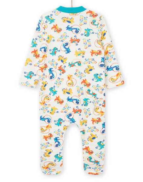 Tutina con stampa dinosauri e scritta REGAGREDIN / 23SH1452GRE001