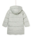 Piumino con cappuccio con stampa pois dorati PALONDOUN1 / 22W901F2D3E626