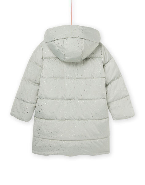 Piumino con cappuccio con stampa pois dorati PALONDOUN1 / 22W901F2D3E626