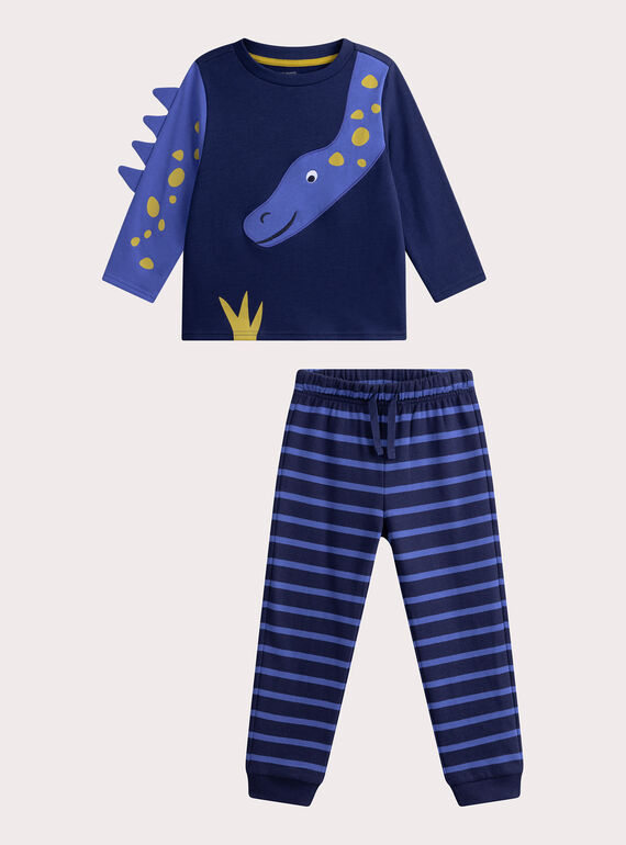 Pigiama blu navy da bambino WEGOPYJDIN / 25SH1294PYJ070