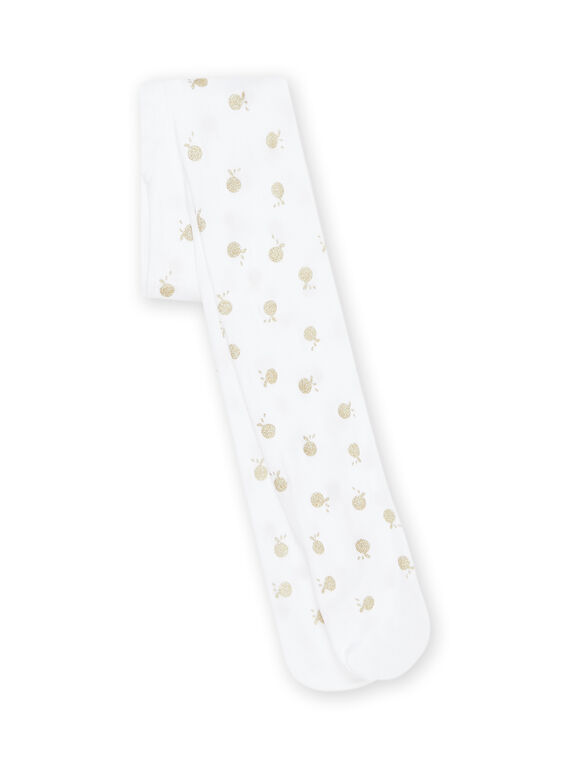 Collant ecrù con stampa frutta RYANEOCOL / 23SI0171COL001