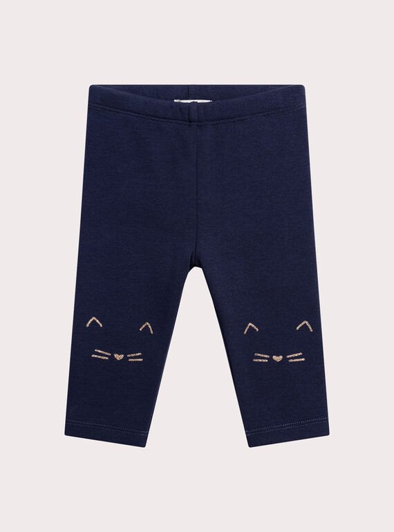 Pantaloni blu navy per neonata XIBLUPAN / 25WG09N1PAN622