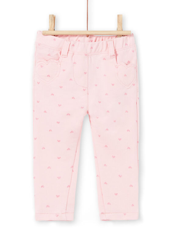 Pantaloni rosa con motivi glitter LIJOPAN2 / 21SG0932PAND326