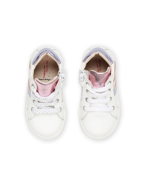 Sneakers alte in pelle RIBASMETAL / 23KK3721D3F000