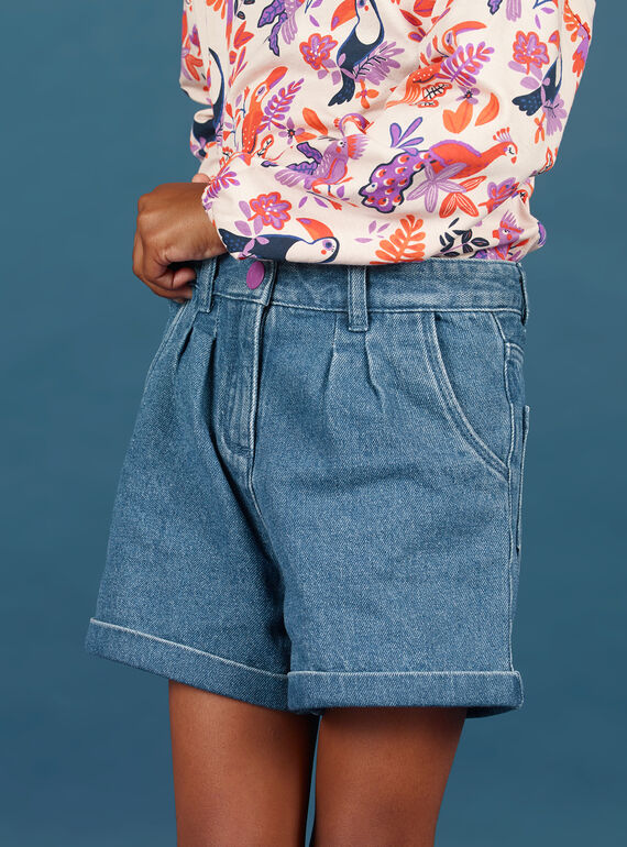 Shorts in jeans bambina MAPASHORT / 21W901H1SHOP269