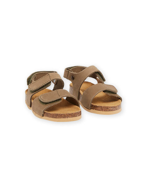 Sandali kaki in pelle RUNUKAKI / 23KK3861SLB604