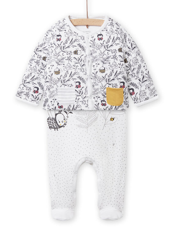 Set giacca e tuta ape e coccinella nascita unisex NOU1ENS3 / 22SF0542ENS000