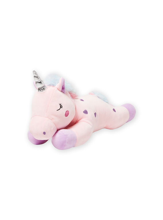Peluche unicorno rosa con cuoricini viola JLicorne rose / 20T8GF1BPE2099