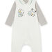 Set body e tuta con stampa topo e panda