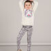 Pantaloni con stampa a fiori
