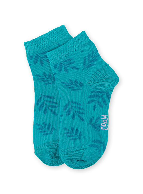 Calze turchesi e blu bambina LYAVERSOCK / 21SI01Q1SOQC216