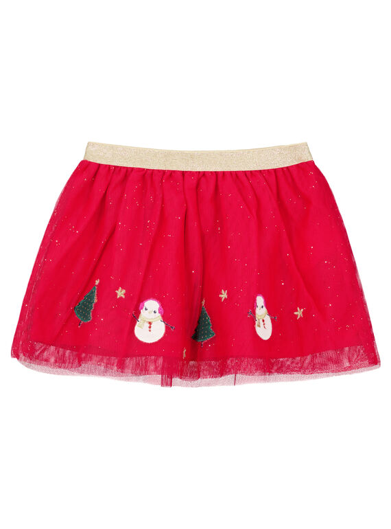 Gonna in tulle con glitter neonata GINOJU / 19WG09V1JUPF521