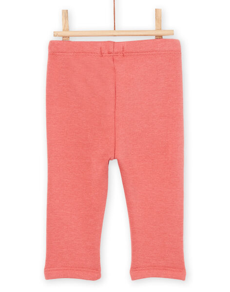Pantaloni terracotta con motivo testa di animale sulle ginocchia PIJOPANDOU3 / 22WG09D2PANE415