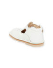 Scarpe baby perforate bianche neonato NUSALBASIB / 22KK3852D13000